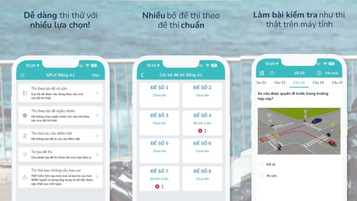 tải app học bằng lái xe máy - Bằng lái xe máy A