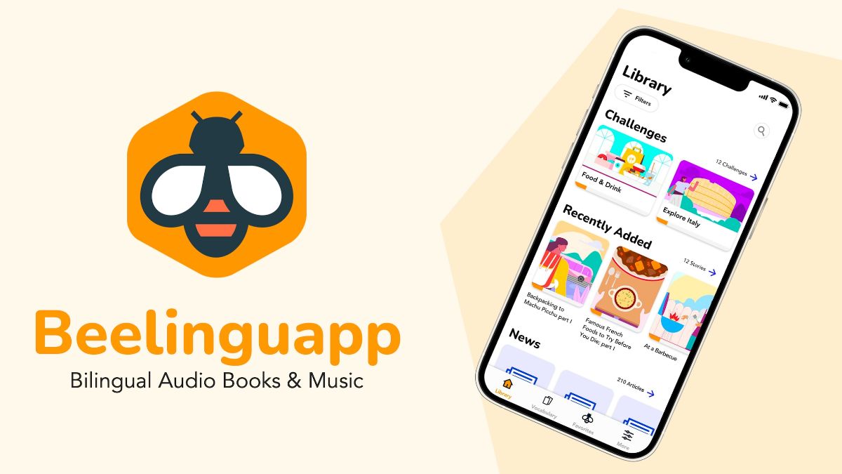 Beelinguapp app học tiếng anh phát âm và giao tiếp hiệu quả