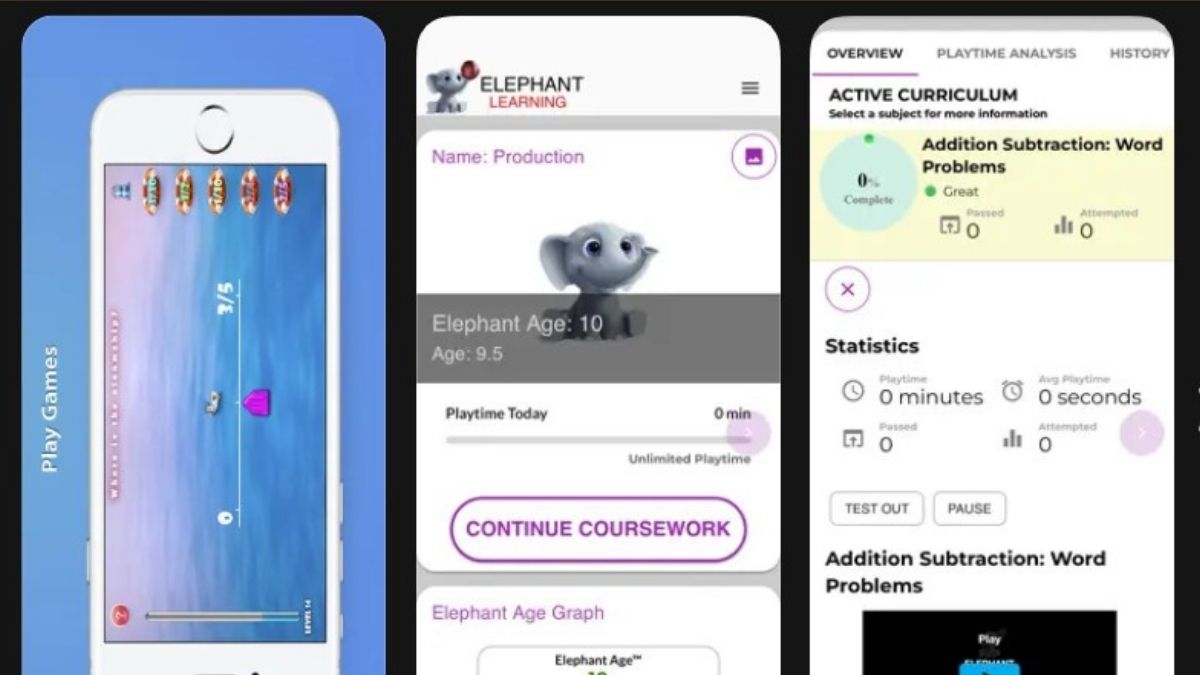 Elephant Learning - các app học toán miễn phí