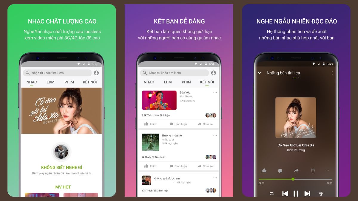Keeng app nghe nhạc hay, app nghe nhạc trên iphone