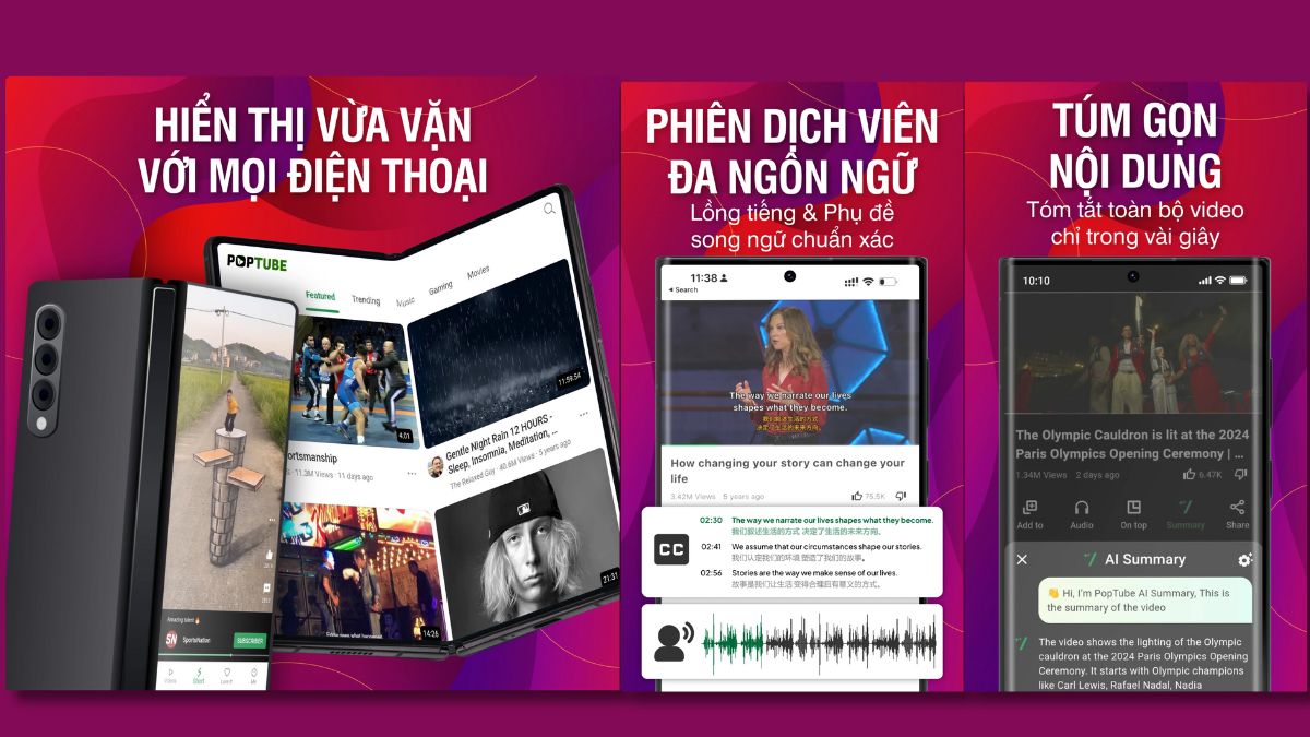 POPT Tube ứng dụng nghe nhạc 