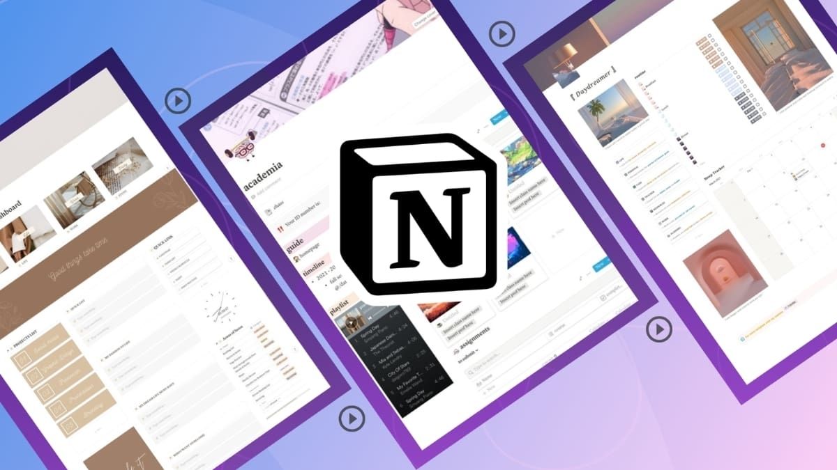 Notion app ghi chú trên máy tính