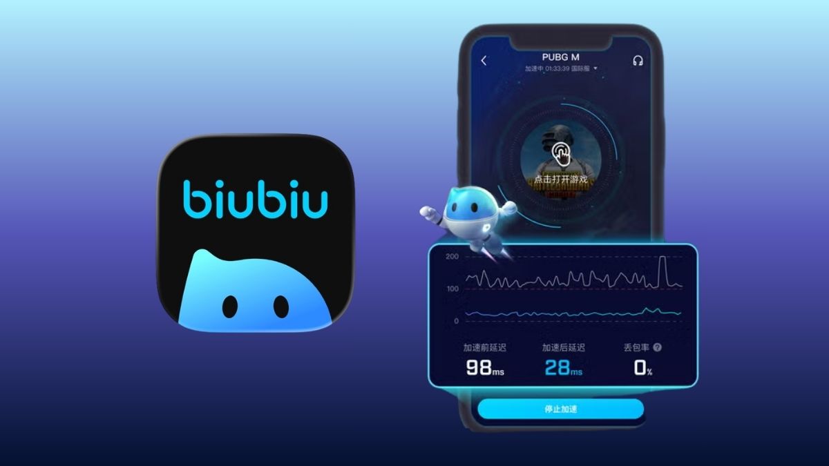 App tăng tốc game miễn phí Biubiu Game Booster