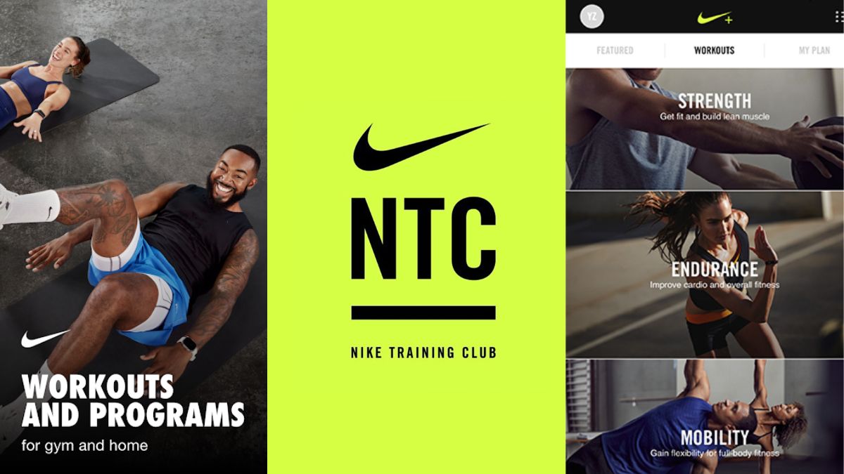Nike Training Club app tập gym miễn phí