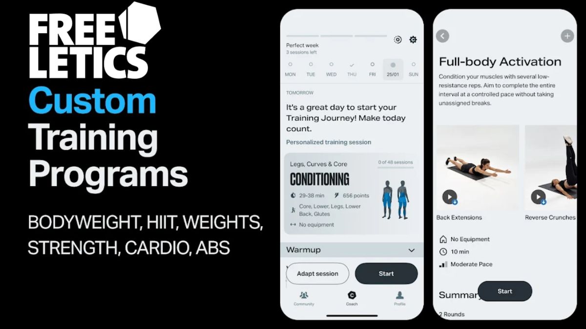 Freeletics - app tập gym miễn phí