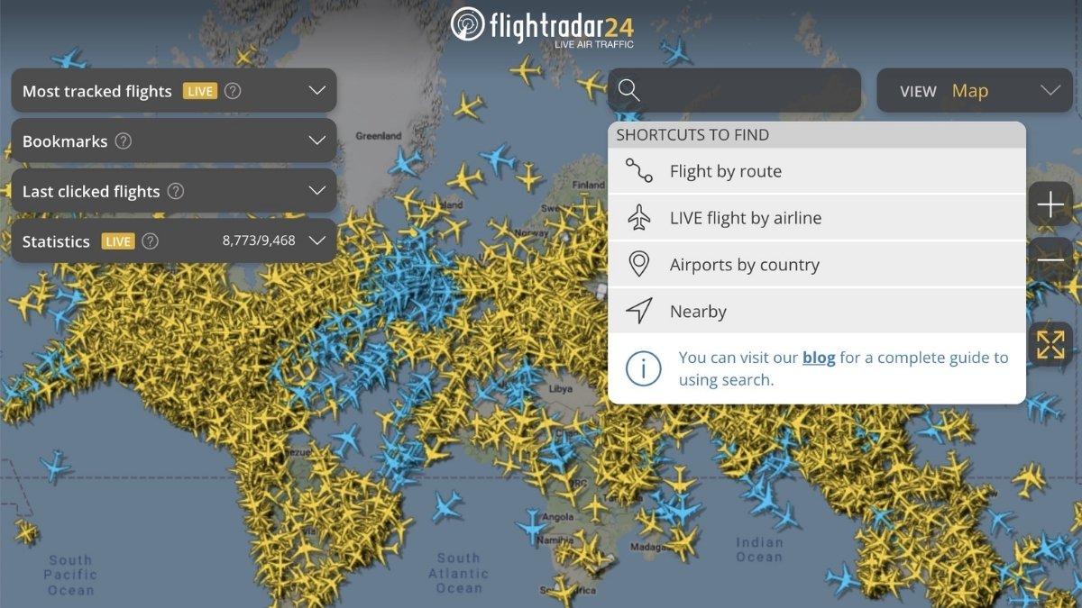 Flightradar24 app theo dõi chuyến bay miễn phí