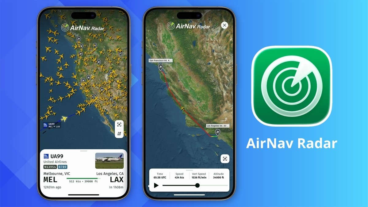 AirNav Radar app theo dõi chuyến bay miễn phí