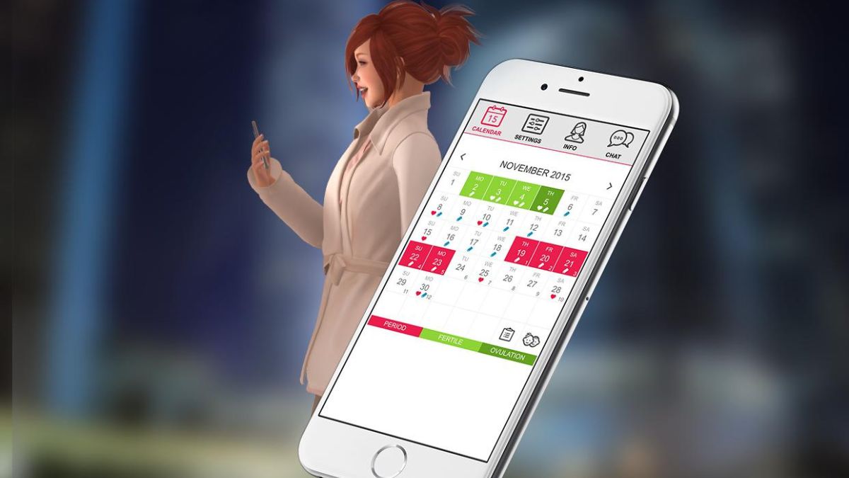 Lịch Rụng Trứng Ladytimer - app theo dõi chu kỳ kinh nguyệt miễn phí