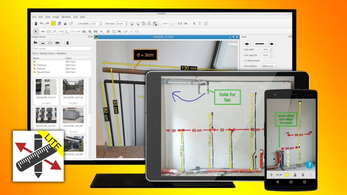 Photo Measures app thiết kế nhà trên điện thoại miễn phí