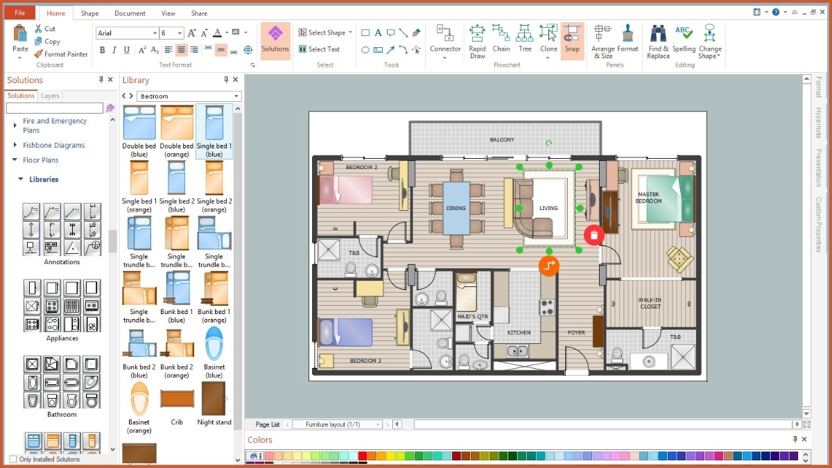 Floor Plan Creator app thiết kế nhà 3d