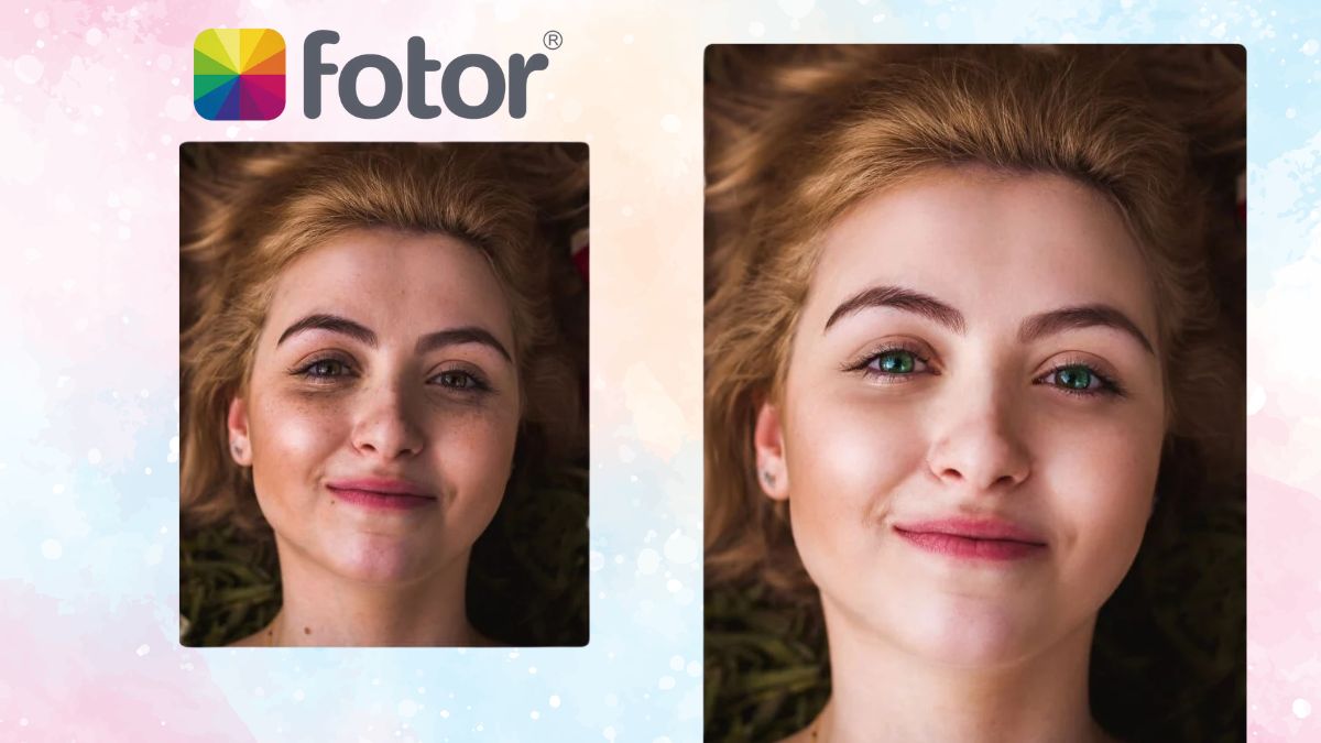 Fotor (Makeup Photo Editor Online) app trang điểm theo khuôn mặt