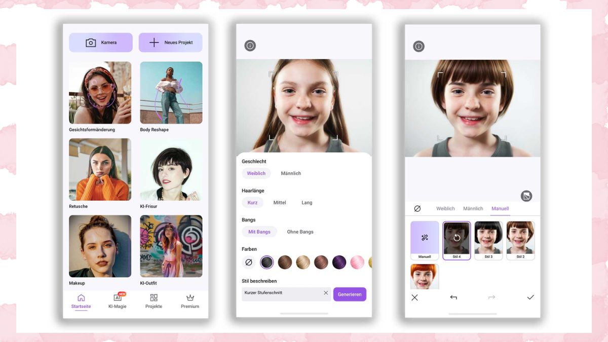 Vivid Glam app trang điểm phù hợp với khuôn mặt