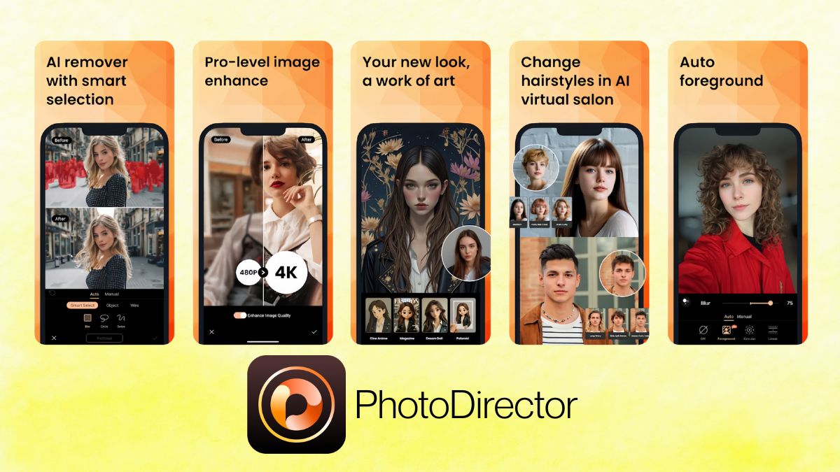 PhotoDirector app trang điểm hàn quốc