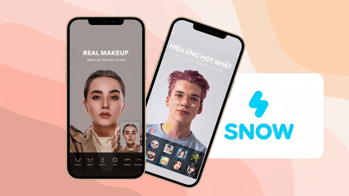 Snow app trang điểm theo khuôn mặt