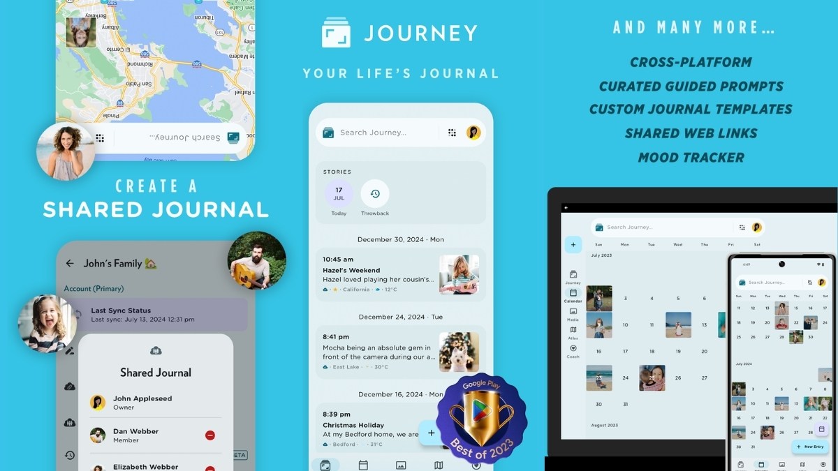 Journey: Diary, Journal, Notes  app viết nhật ký trên điện thoại
