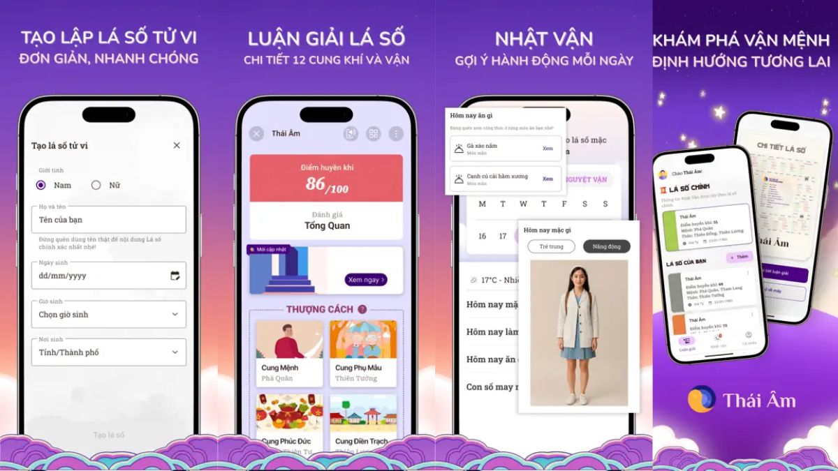 Thái Âm - Tử Vi - App xem tử vi trọn đời