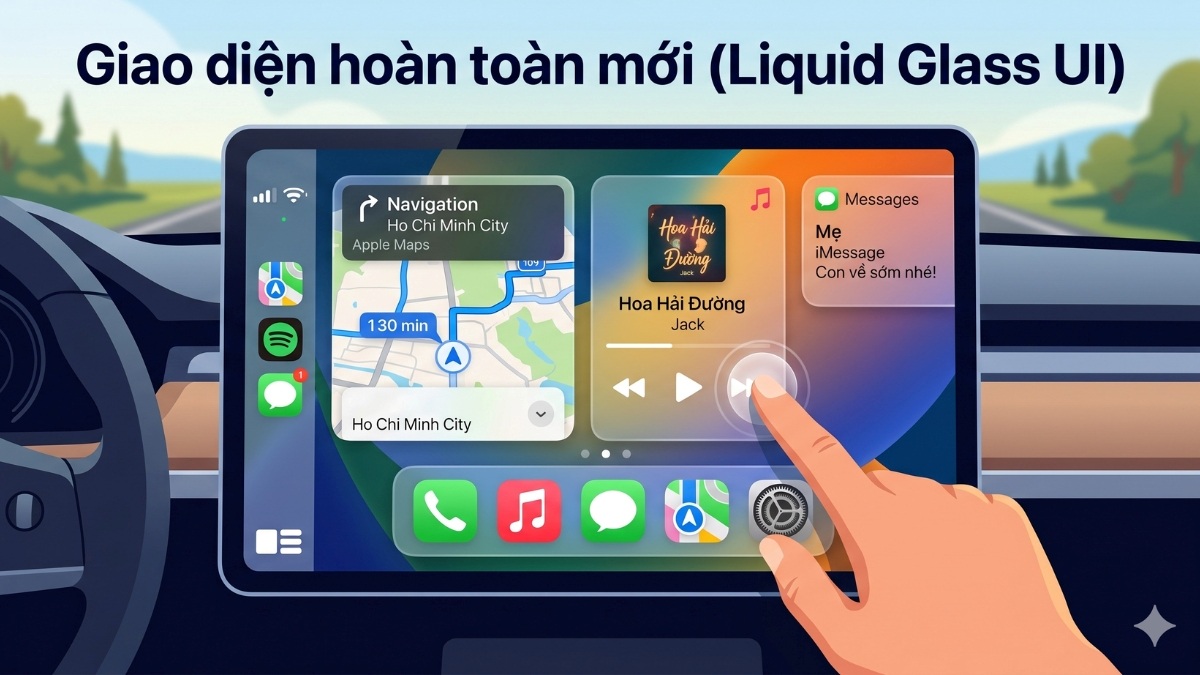 Các tính năng nổi bật của Apple Carplay - giao diện hoàn toàn mới