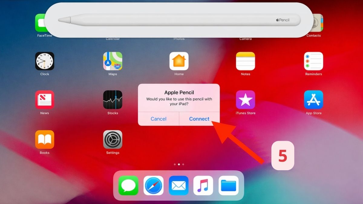 Cách khắc phục Apple Pencil 2 không lên pin - ghép nối lại thiết bị - bước 4