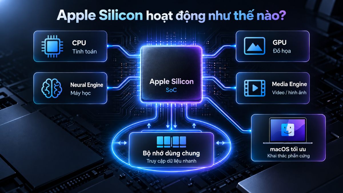 Apple Silicon hoạt động như thế nào?