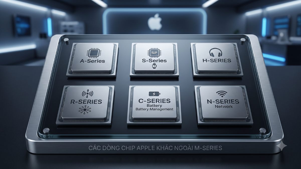 Các dòng chip Apple khác ngoài M-Series