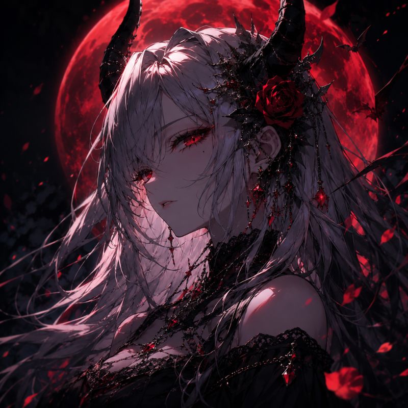 Ảnh avatar ác quỷ anime nữ ngầu - 2