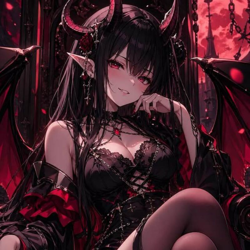 Ảnh avatar ác quỷ anime nữ ngầu - 7