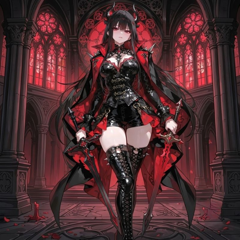 Ảnh avatar ác quỷ anime nữ ngầu - 8