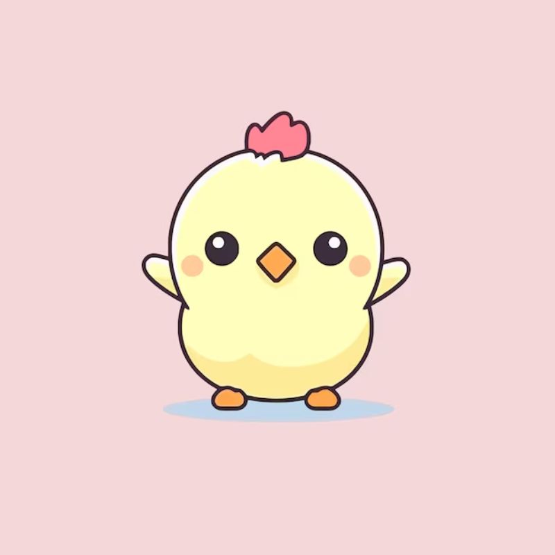 Avatar gà cute chibi - 5