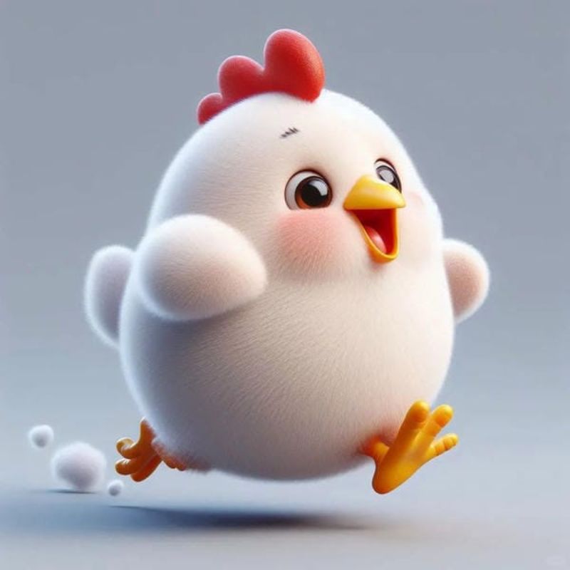 Avatar gà cute 3D - 1