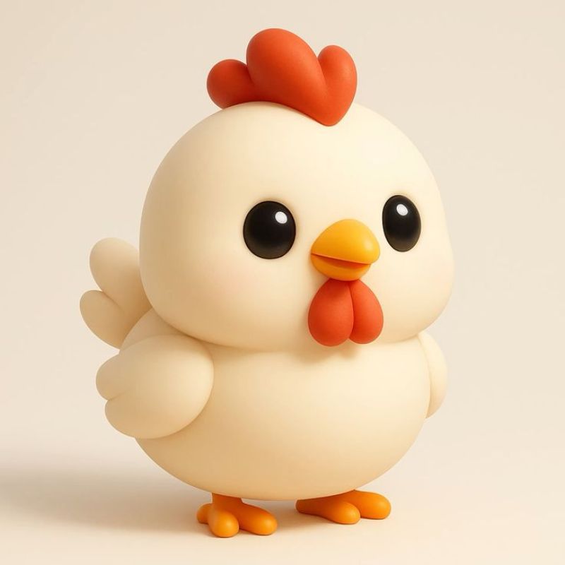 Avatar gà cute 3D - 2