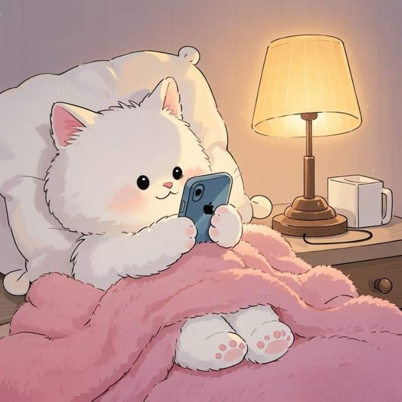 Avatar mèo vô tri dễ thương - 9