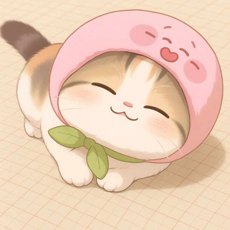 Avatar mèo vô tri dễ thương - 7