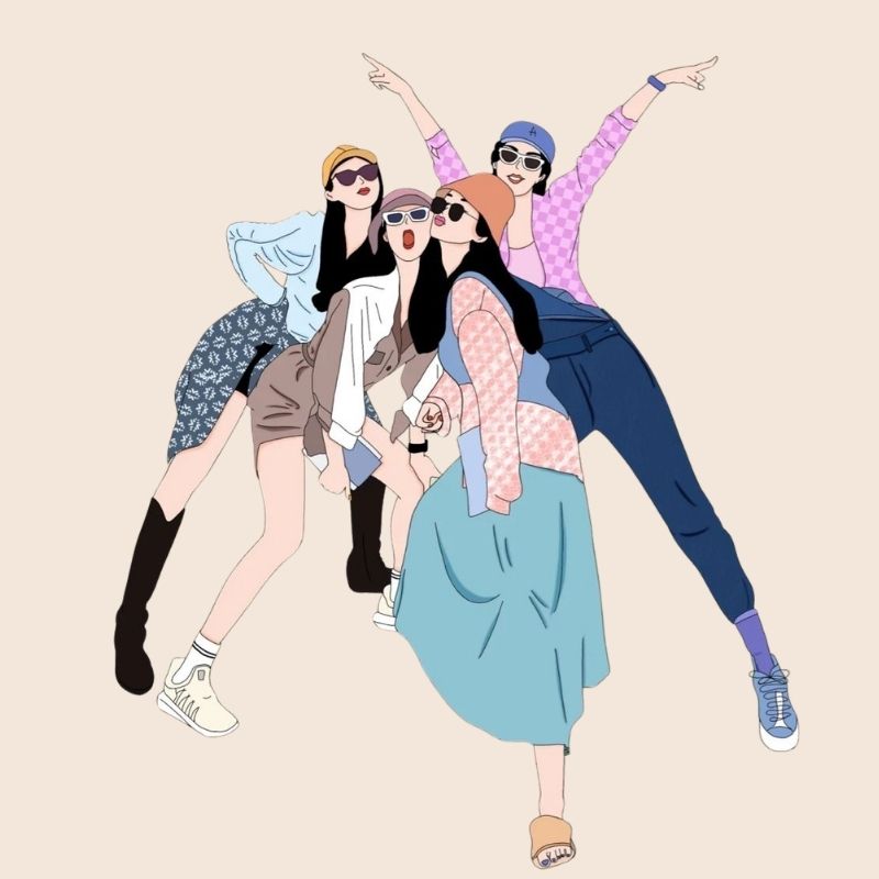 Nhóm avatar 4 người đẹp, chất - 1