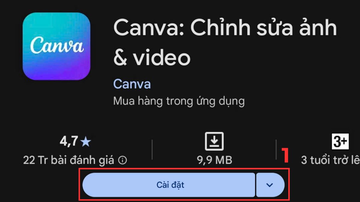 Tạo avatar TikTok trong suốt bằng phần mềm Canva - bước 1