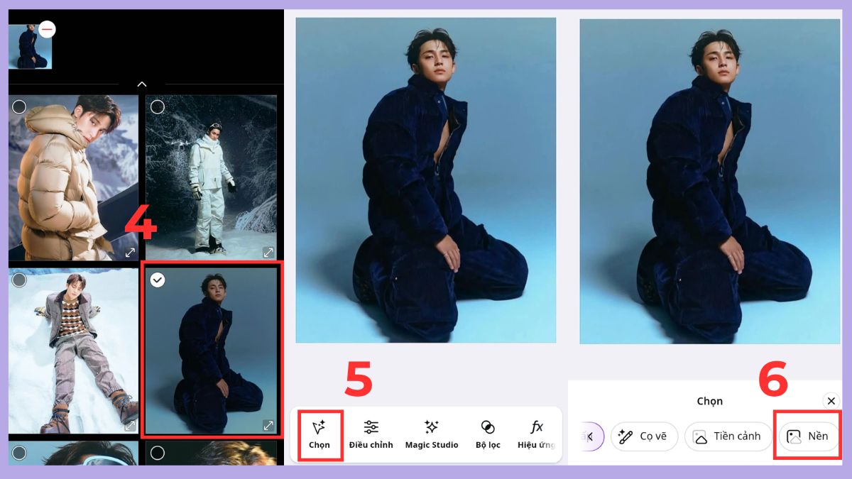 Tạo avatar TikTok trong suốt bằng phần mềm Canva - bước 3