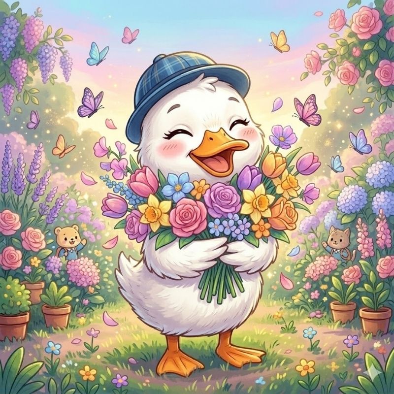 Avatar vịt trắng cute - 6