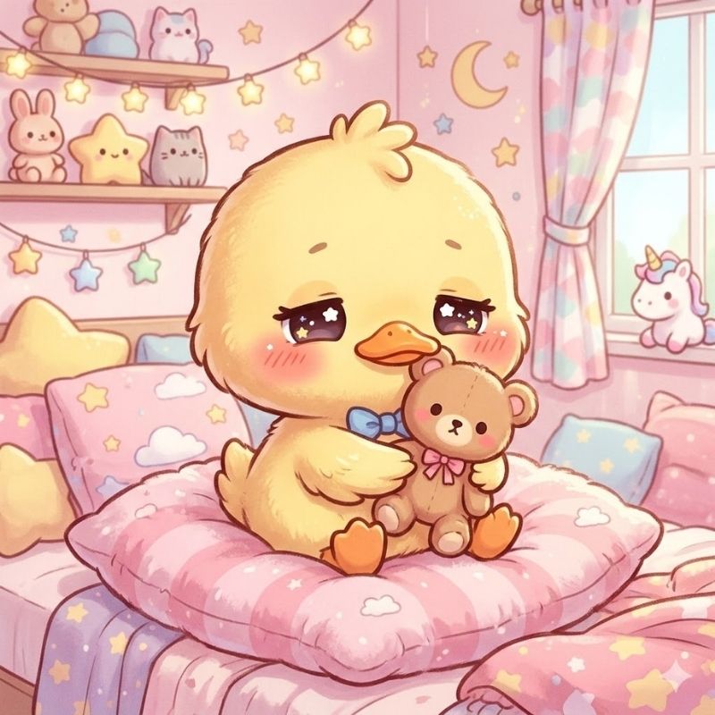 Avatar vịt cute chibi - 1