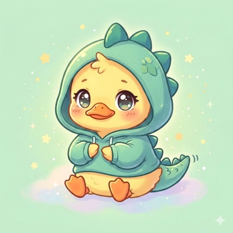 Avatar vịt cute chibi - 3