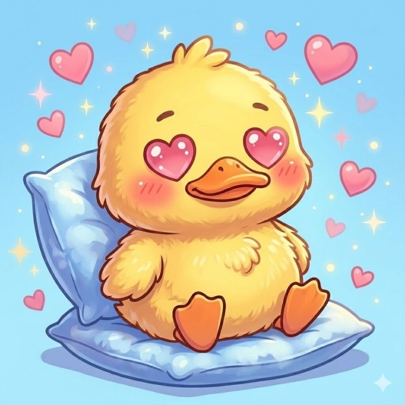 Avatar vịt vàng cute - 4