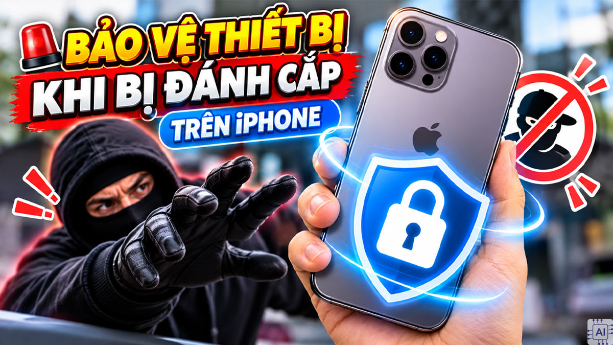 Cách sử dụng bảo vệ thiết bị khi bị đánh cắp trên iPhone