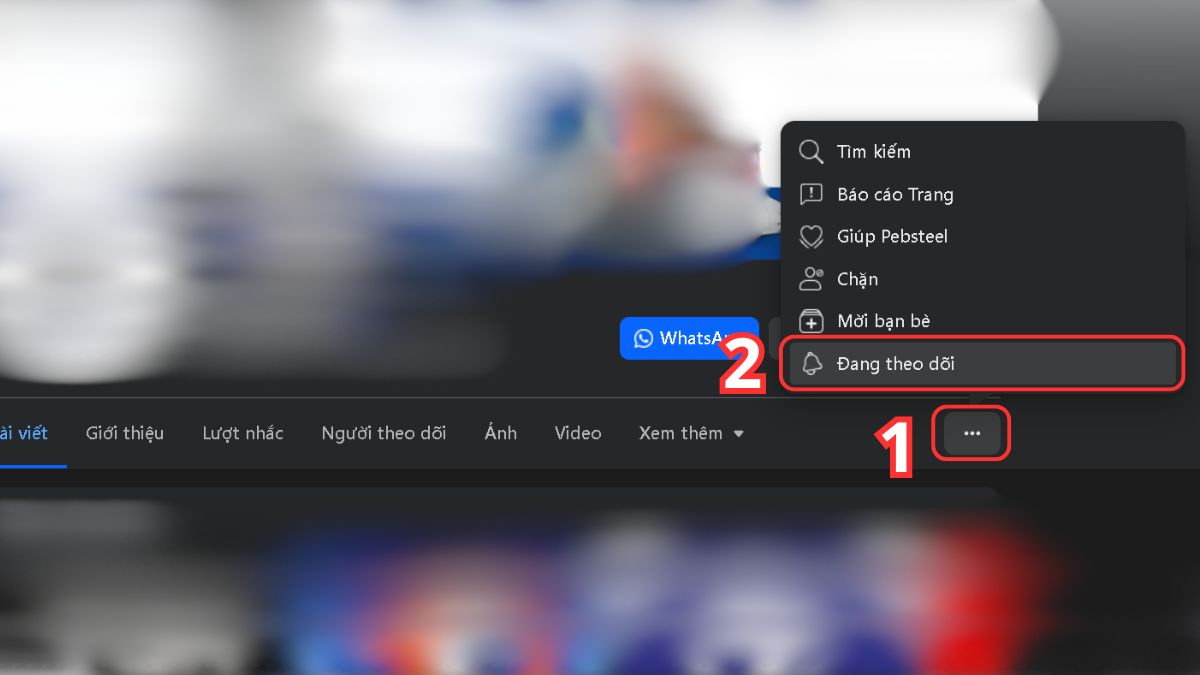 Hướng dẫn cách bật, tắt thông báo Live Stream trên Facebook trên máy tính - bước 1