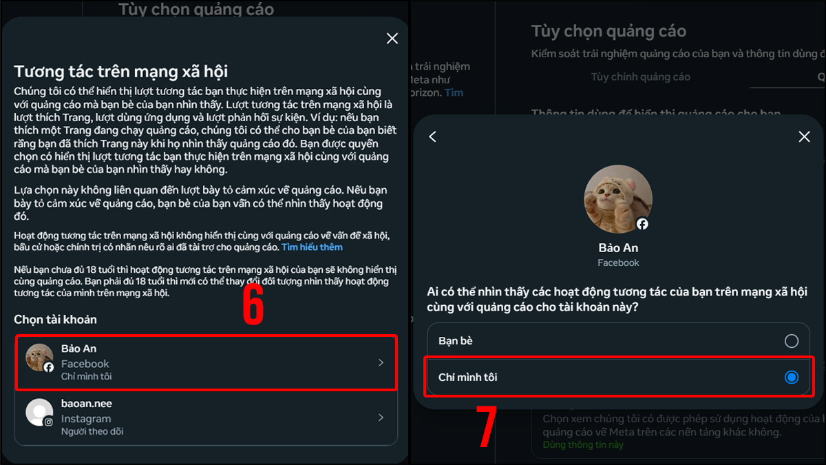 Ẩn hoạt động tương tác với Fanpage và quảng cáo trên máy tính - bước 3