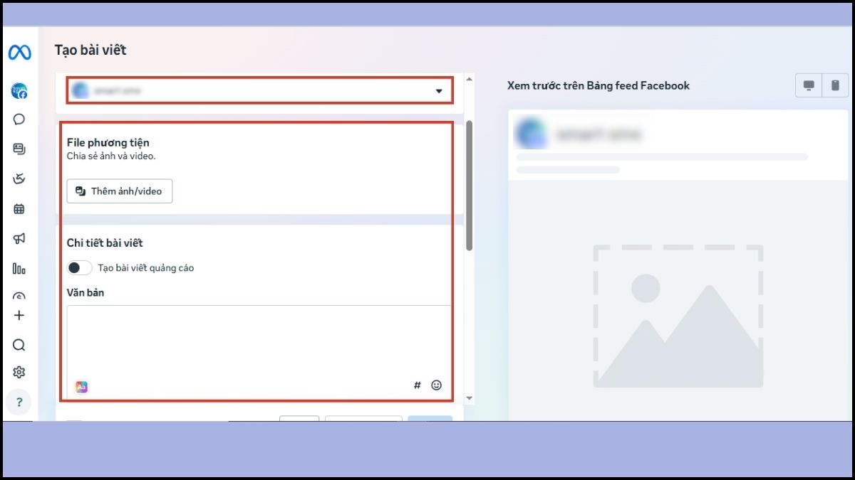 Hướng dẫn sử dụng Meta Business Suite quản lý lên lịch đăng bài - bước 3