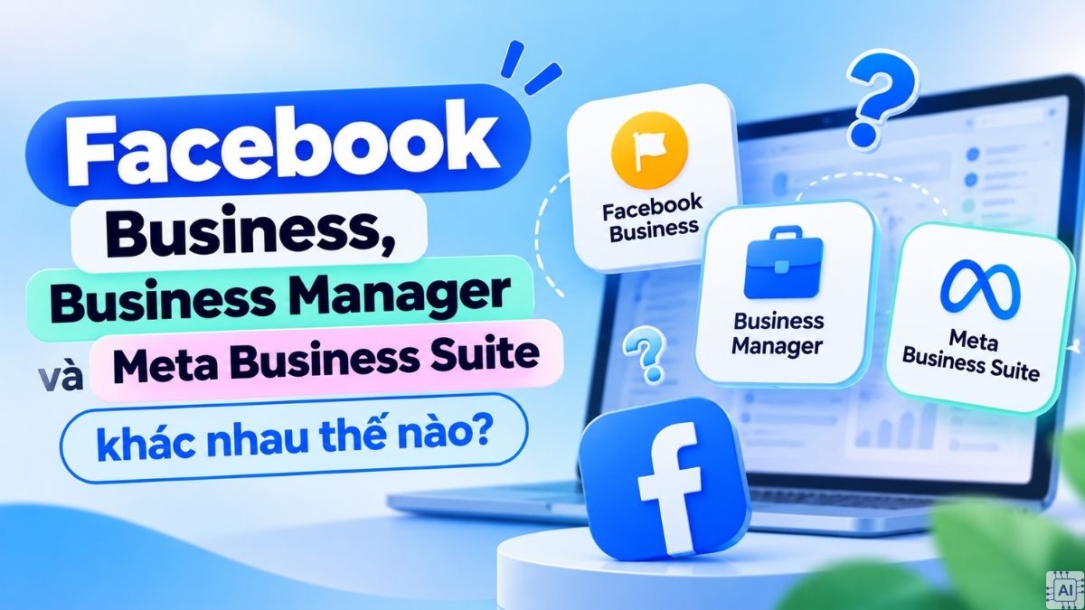 Facebook Business, Business Manager và Meta Business Suite khác nhau thế nào?