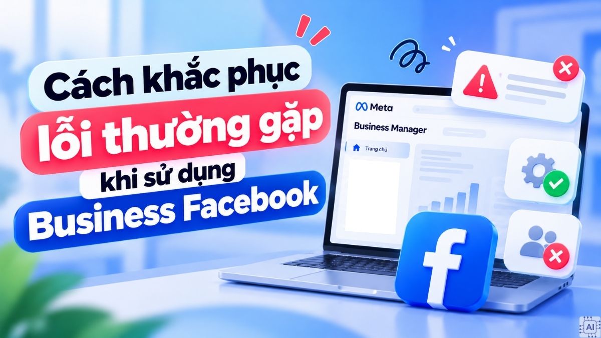 Cách khắc phục lỗi thường gặp khi sử dụng Business Facebook