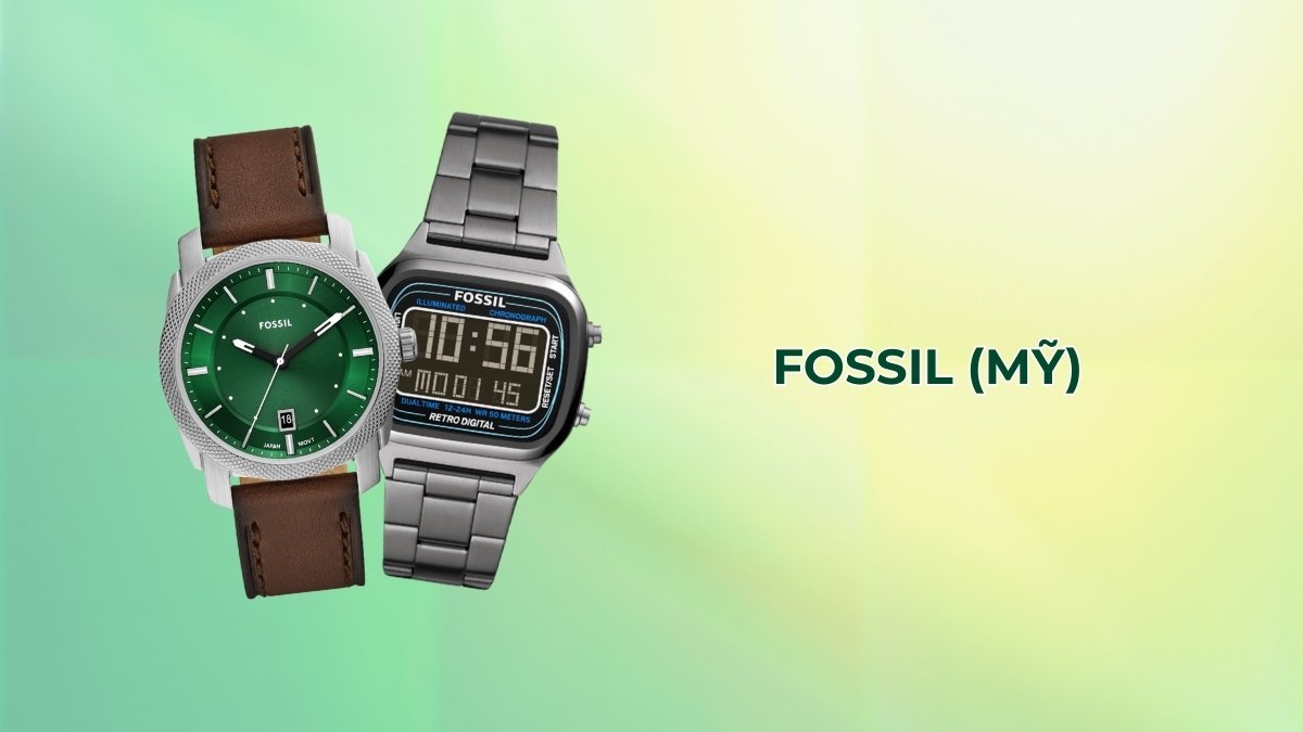 hãng đồng hồ điện tử - fossil