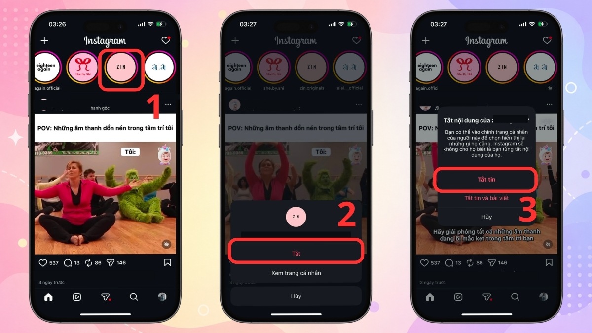 Cách ẩn story của người khác trên Instagram