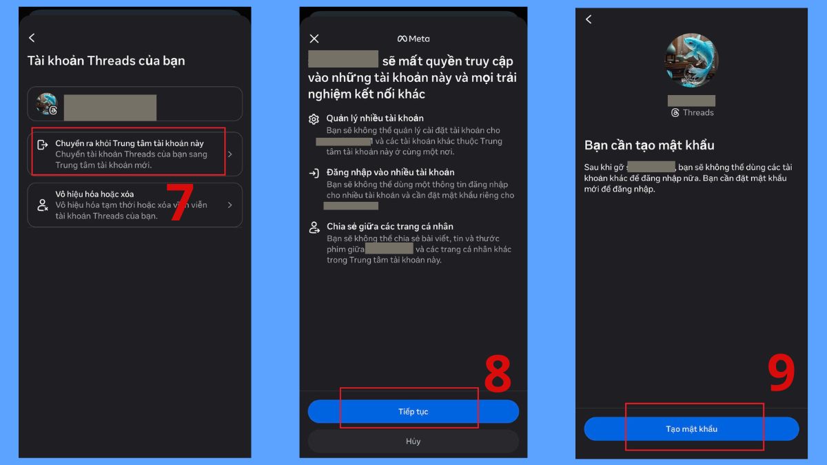 Hướng dẫn gỡ Threads trên Instagram - bước 3