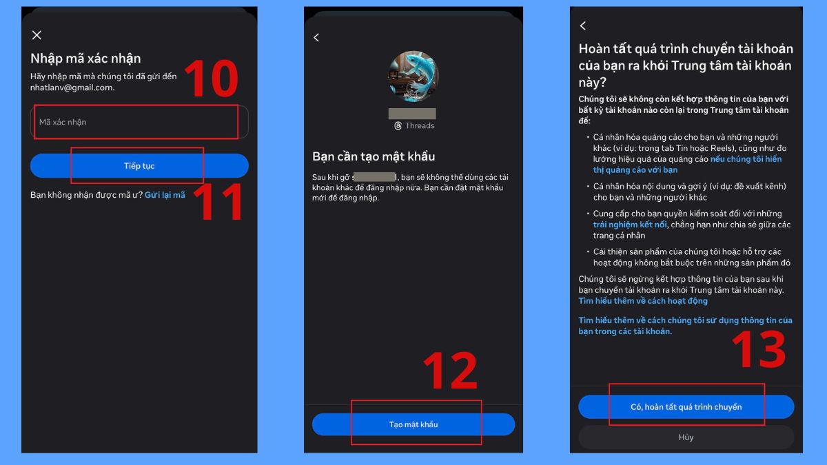 Hướng dẫn gỡ Threads trên Instagram - bước 4