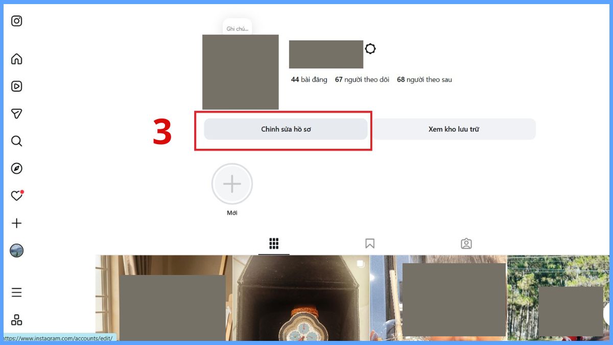 Cách ẩn lối tắt Threads trên Instagram - bước 2